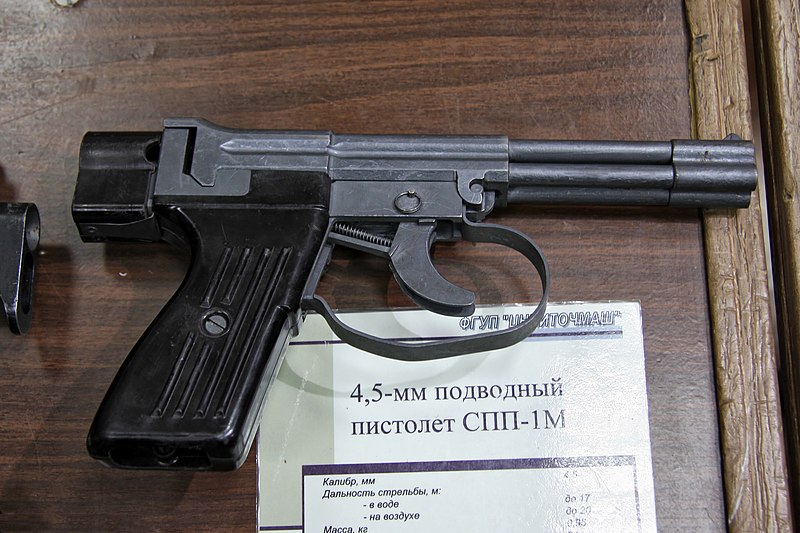 Rosyjski pistolet podwodny SPP-1